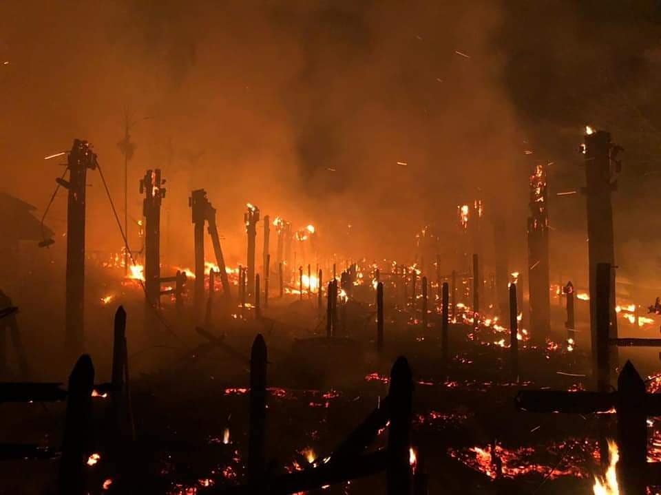 Incendio en Panaca