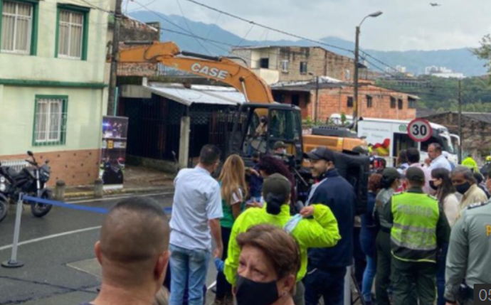 Supuesta demolición por microtrafico