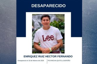 Hallan el cuerpo de Héctor Enríquez Ruiz en la vía Alóag-Santo Domingo. Hay tres detenidos que enfrentarán cargos por su desaparición y robo.