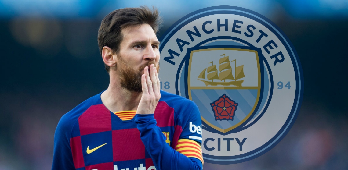 Messi posiblmente juegue en el Manchester City.