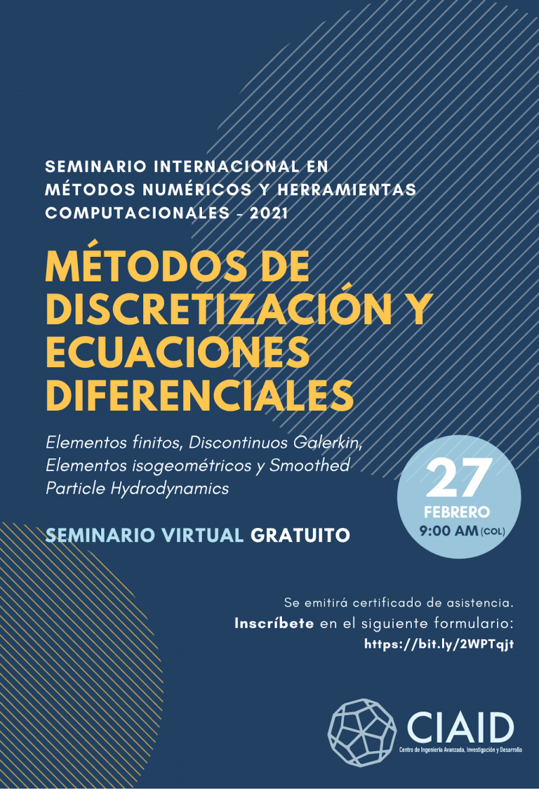 Seminario internacional en Métodos Numéricos y Herramientas Computacionales