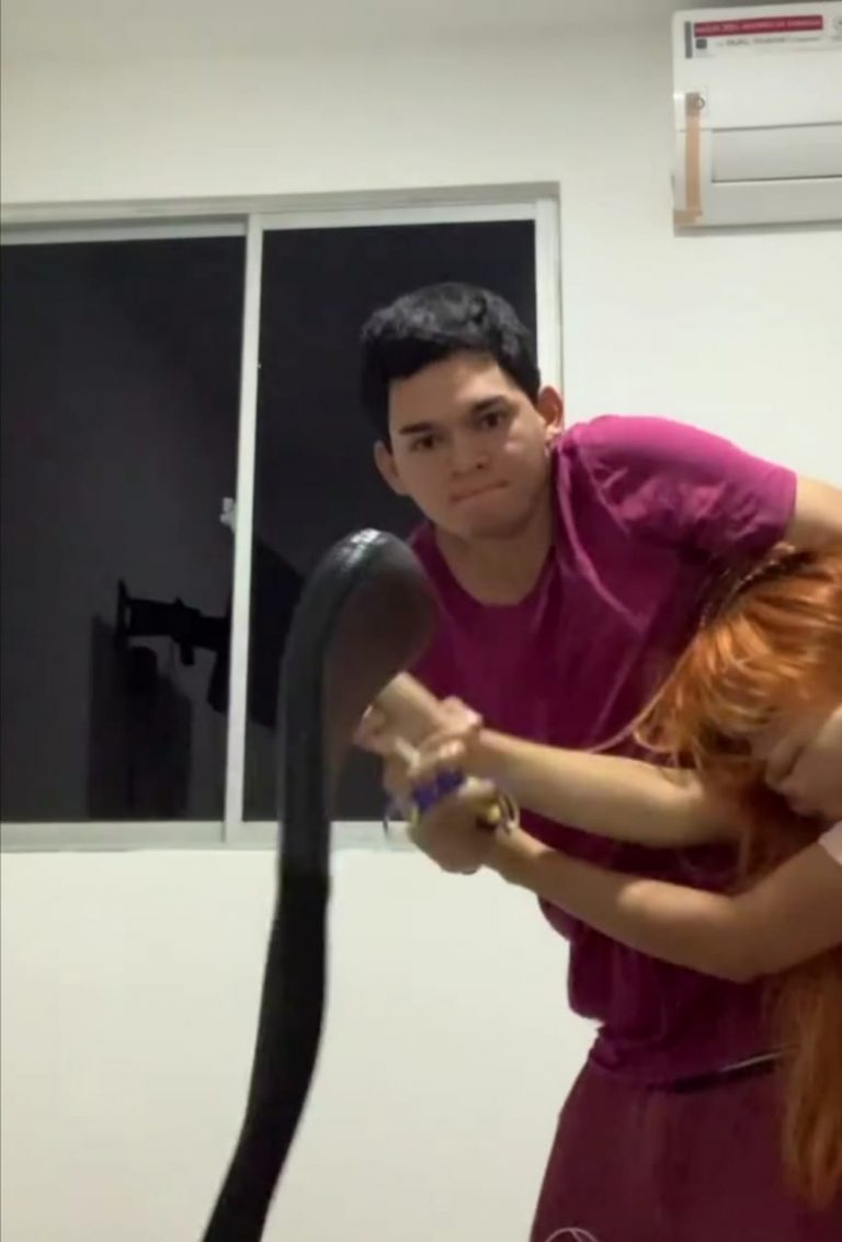 En video quedó grabado un intento de violación.
