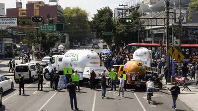 Gaseros del Valle de México se van a paro indefinido ante el rechazo del gobierno de mejorar sus ganancias.