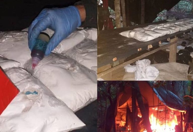 Frontera colombo-venezolana: Autoridades destruyen laboratorios de drogas