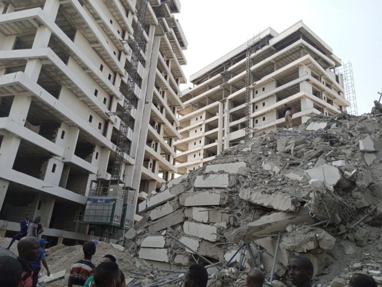 Nigeria: Derrumbe de edificio de 21 pisos deja al menos cuatro muertos