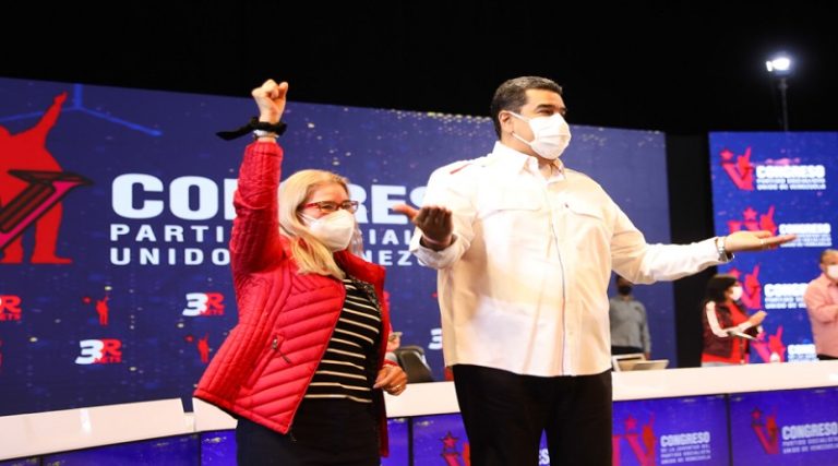 Maduro es reelegido presidente del PSUV
