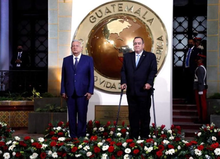 Guatemala: Canciller Mario Búcaro recibió al presidente de México, Andrés Manuel López Obrador