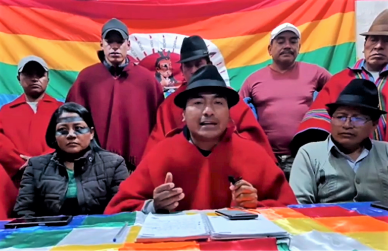 Ecuador: CONIAE rechaza acusaciones del Presidente Lasso