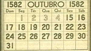 Con la entrada en vigencia del calendario Gregoriano desaparecen 10 días. Desde el 5 hasta el 15 de octubre. Foto La Razón. 