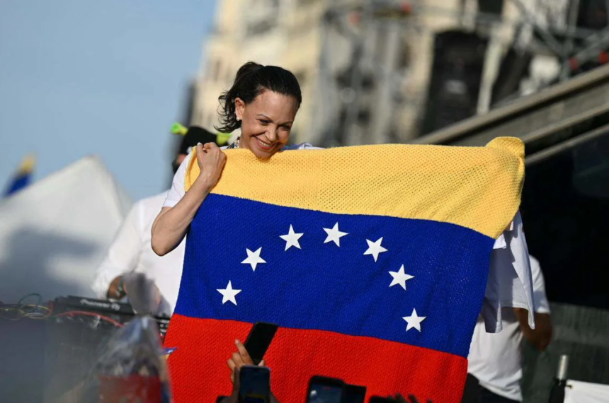 María Corina Machado convocó marchas en 120 ciudades este 3 de mayo por los presos políticos en Venezuela. Nobel de la Paz 2025 lidera la jornada global